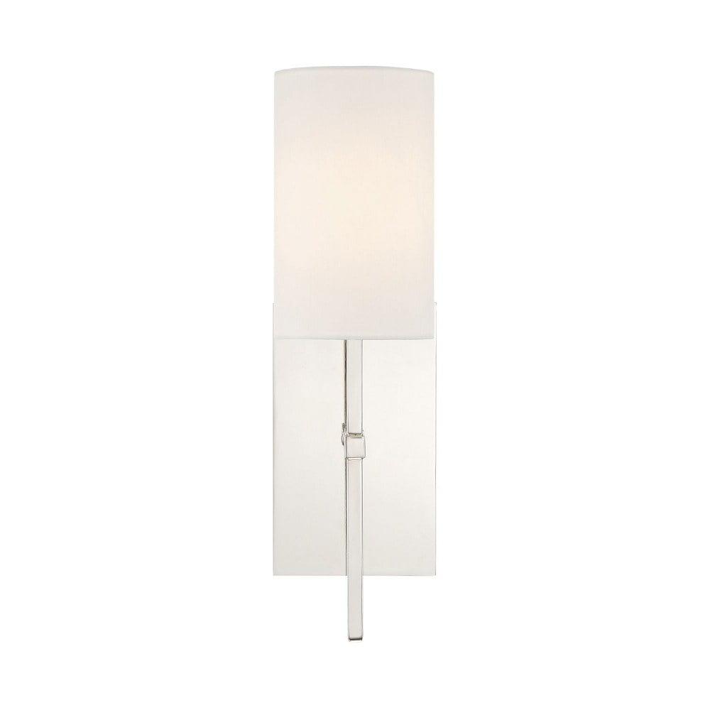 One Light Wall Sconce-Polished Nickel Finish Crystorama Lighting Ver-241-Pn