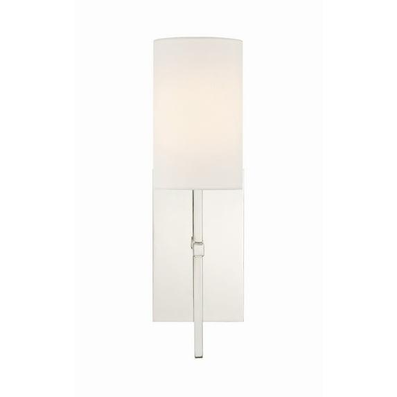 VER-241-PN-Crystorama Lighting-Veronica - One Light Wall Sconce-Polished Nickel Finish