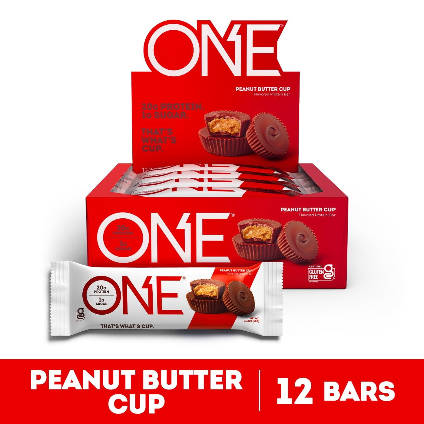 Peanut Butter Cup Low Carb Gluten-Free Protein Bars, 12 Count