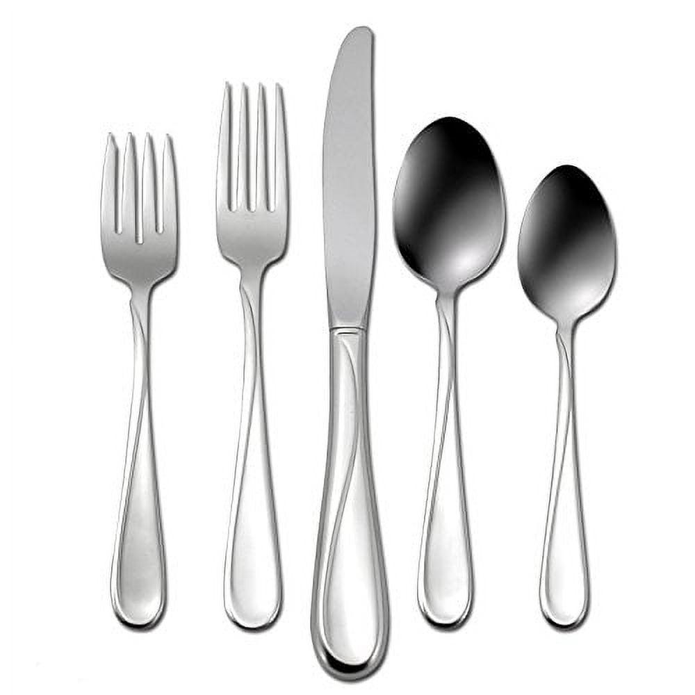 Oneida Icarus 45-Piece Stainless Steel Flatware Set, Service for 8