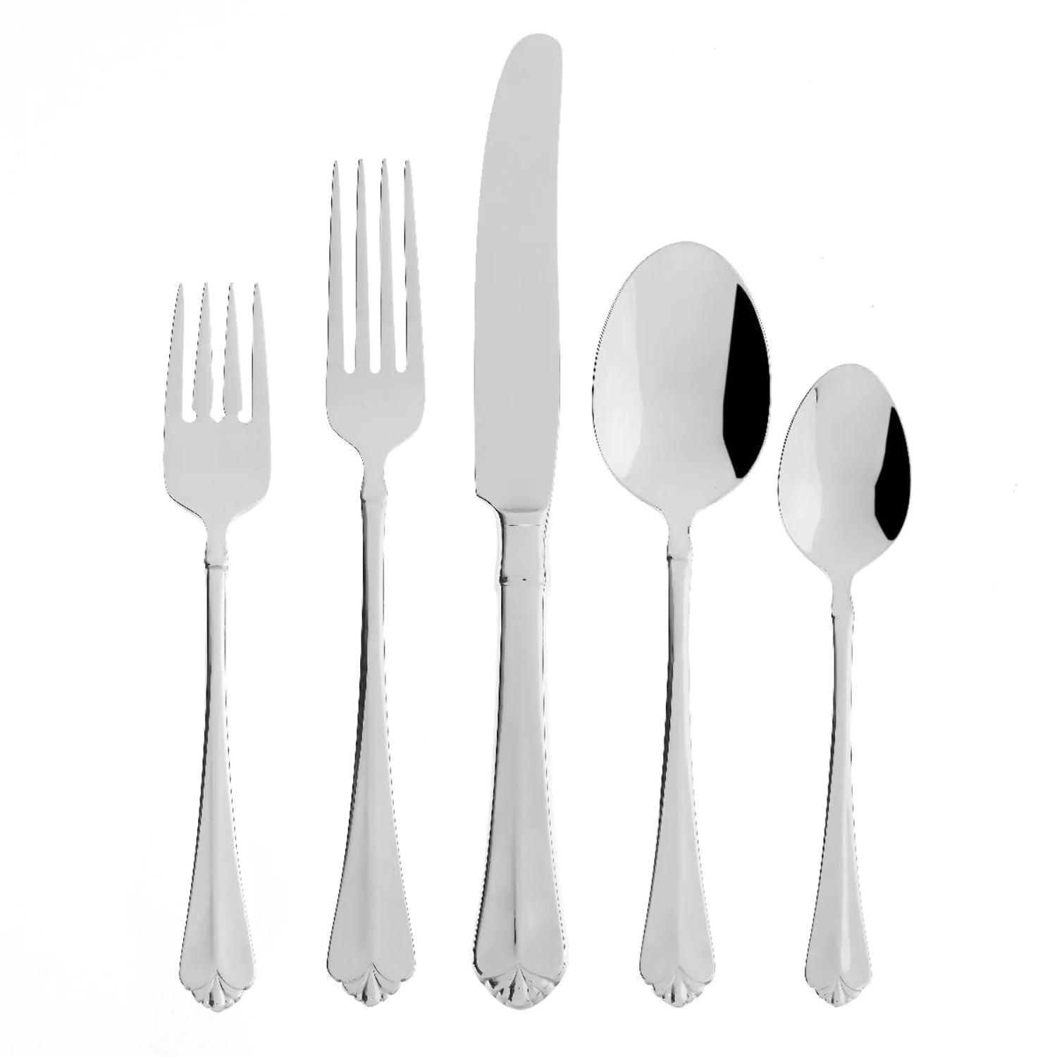 Julliard 20 Piece 18/10 Stainless Steel Flatware Set, Service for 4