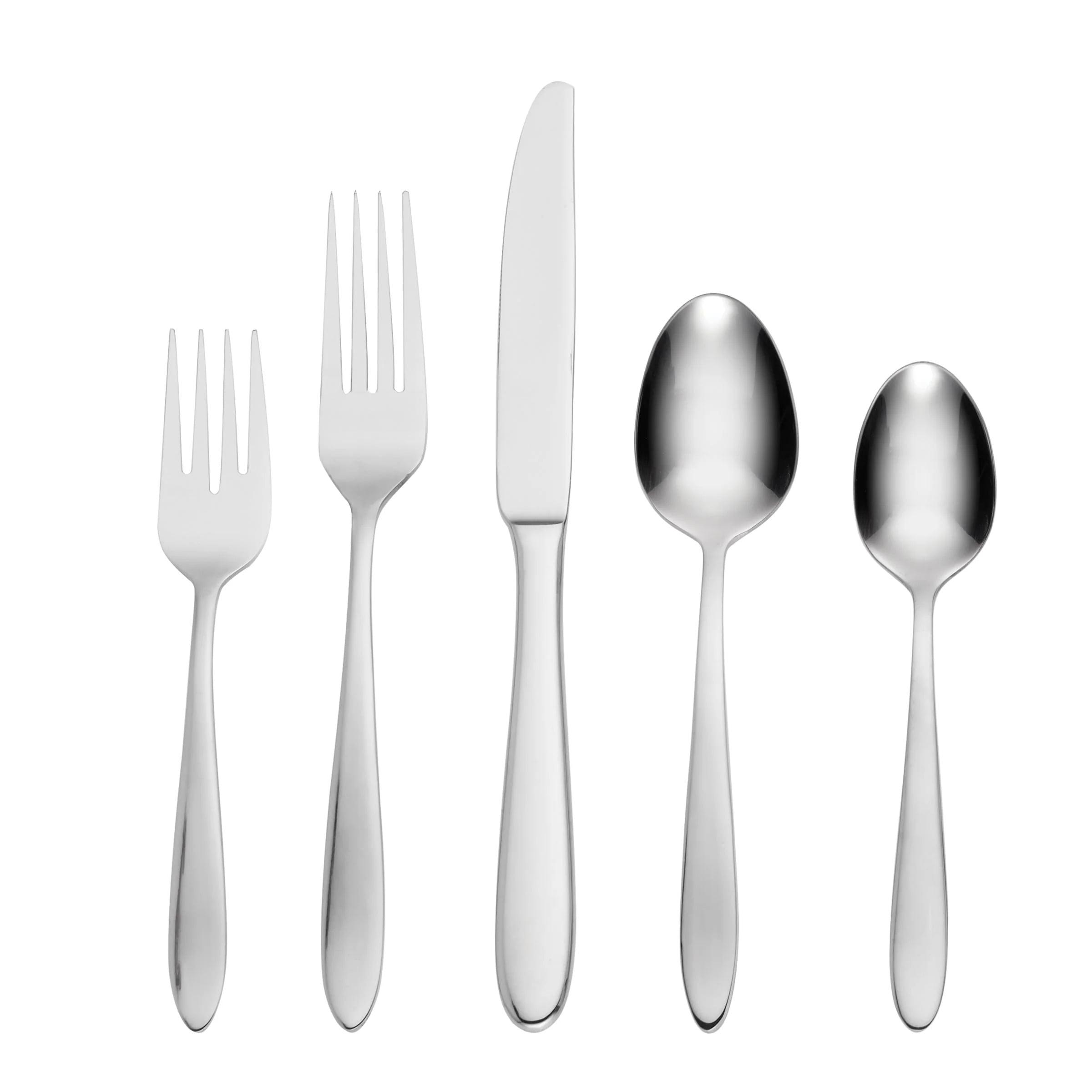 Oneida 20pc Stainless Steel Mooncrest Flatware Set