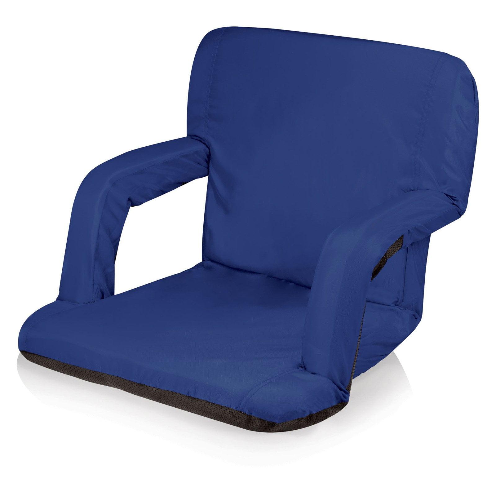 Ventura Reclining Bleacher Seat with Armrests and Back Support