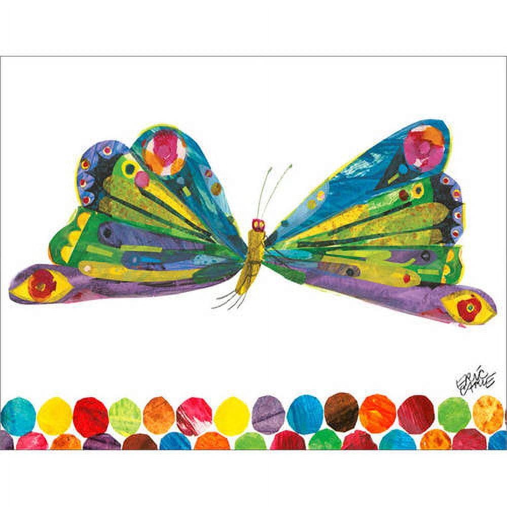 Colorful Butterfly Canvas Wall Art for Kids with Wood Frame