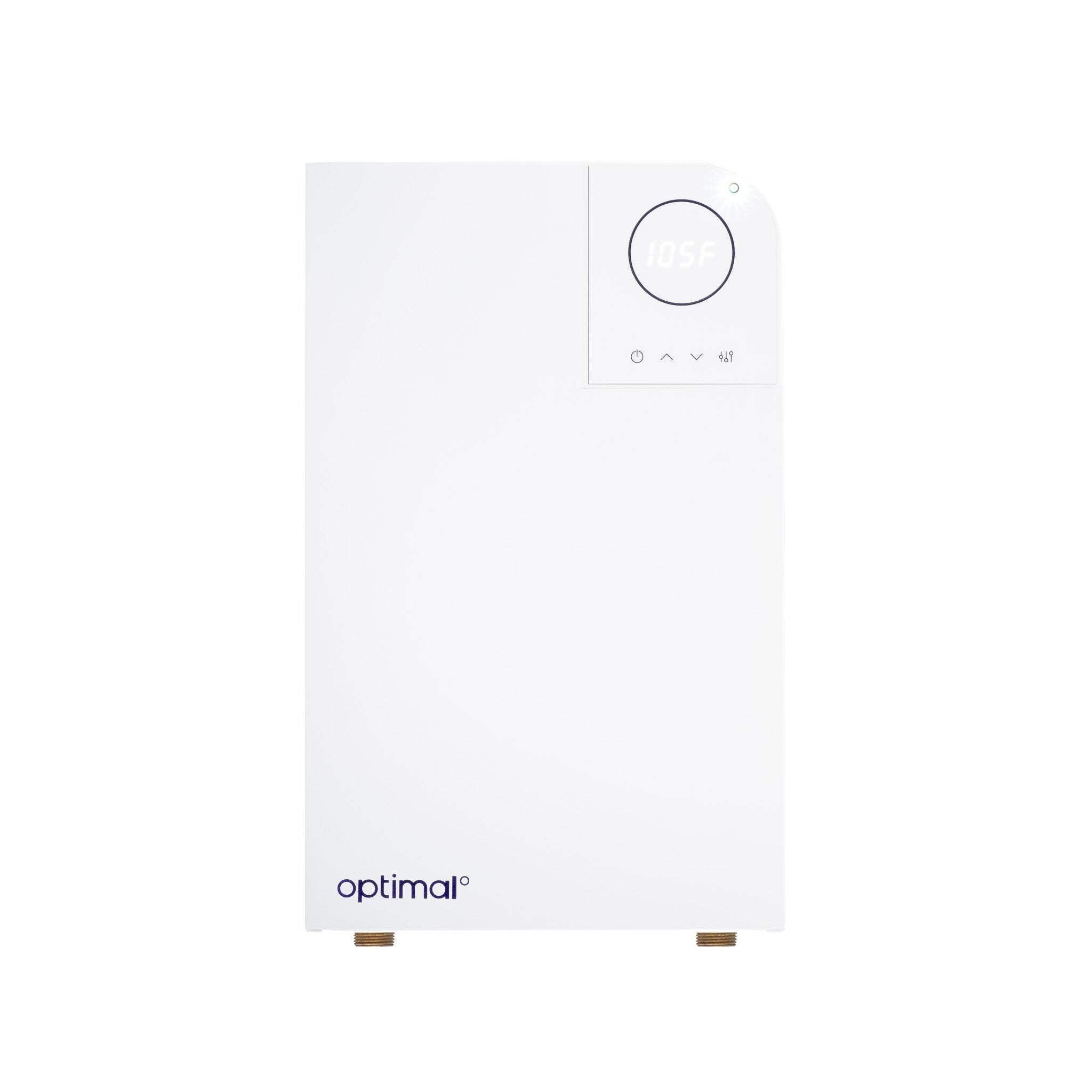 Optimal 18kW White Electric Tankless Water Heater