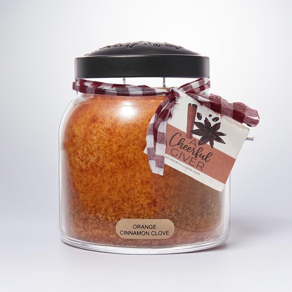 34oz Papa Jar Candle-Orange Cinnamon Clove