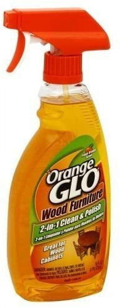 Orange Glo Wood Furniture 2-in-1 Clean & Polish Spray, 16 oz.