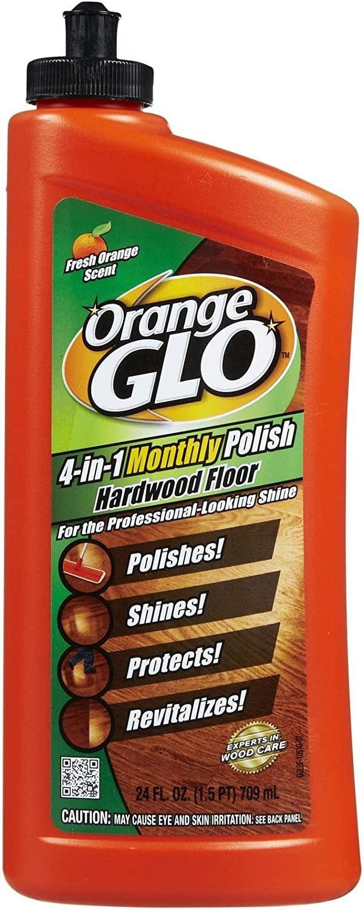 Orange Glo 4-in-1 Monthly Hardwood Floor Polish Orange Scent - 24 fl oz