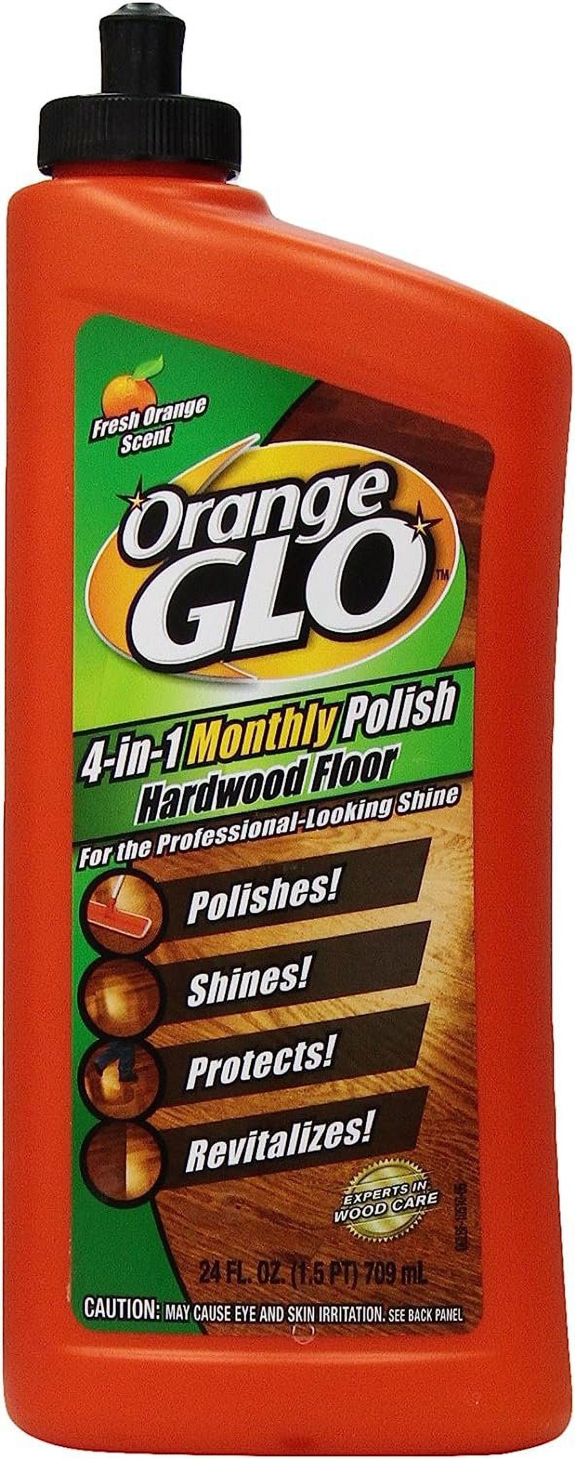 Orange Glo 4-in-1 Monthly Hardwood Floor Polish Orange Scent - 24 fl oz