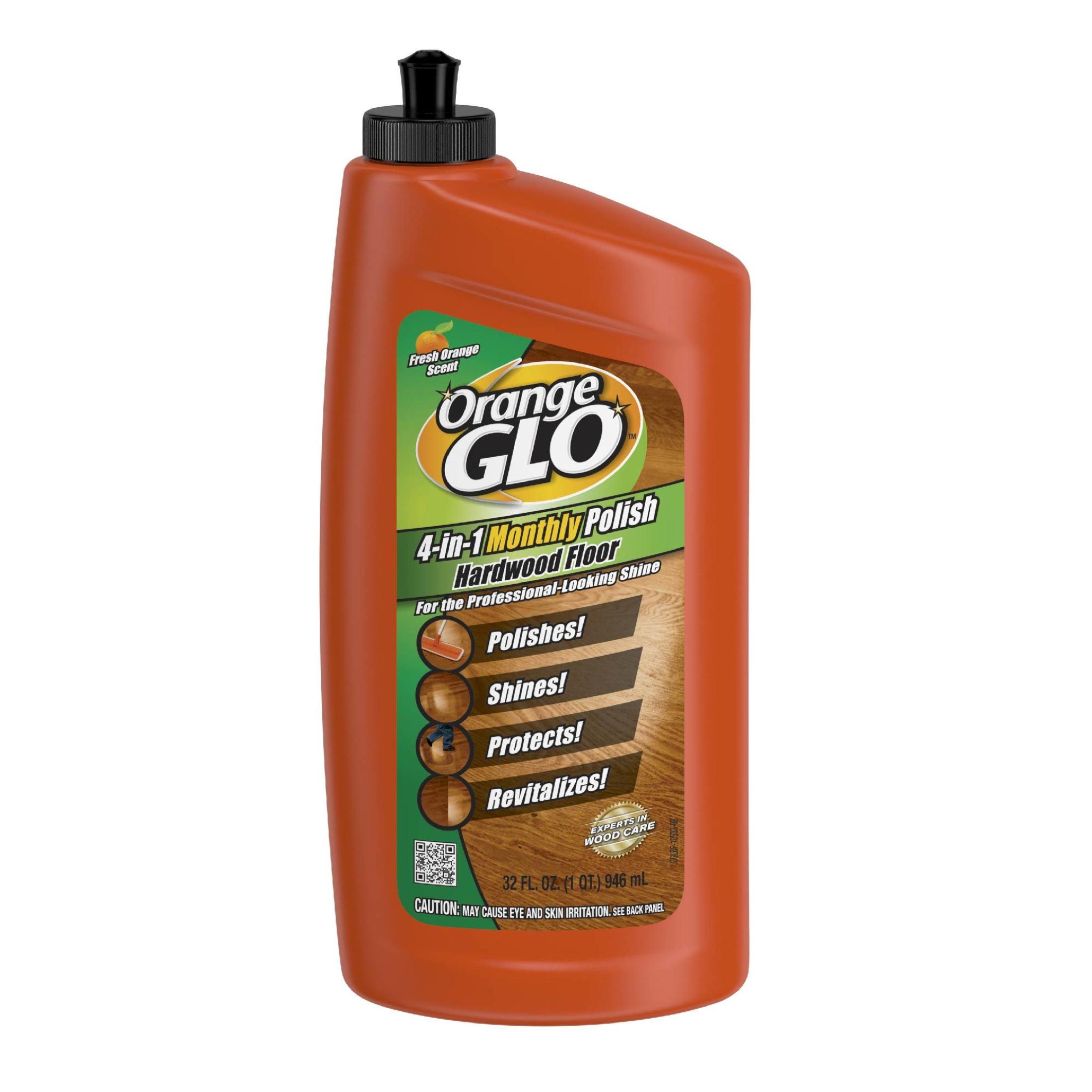 Orange Glo 4-in-1 Monthly Hardwood Floor Polish Orange Scent - 24 fl oz