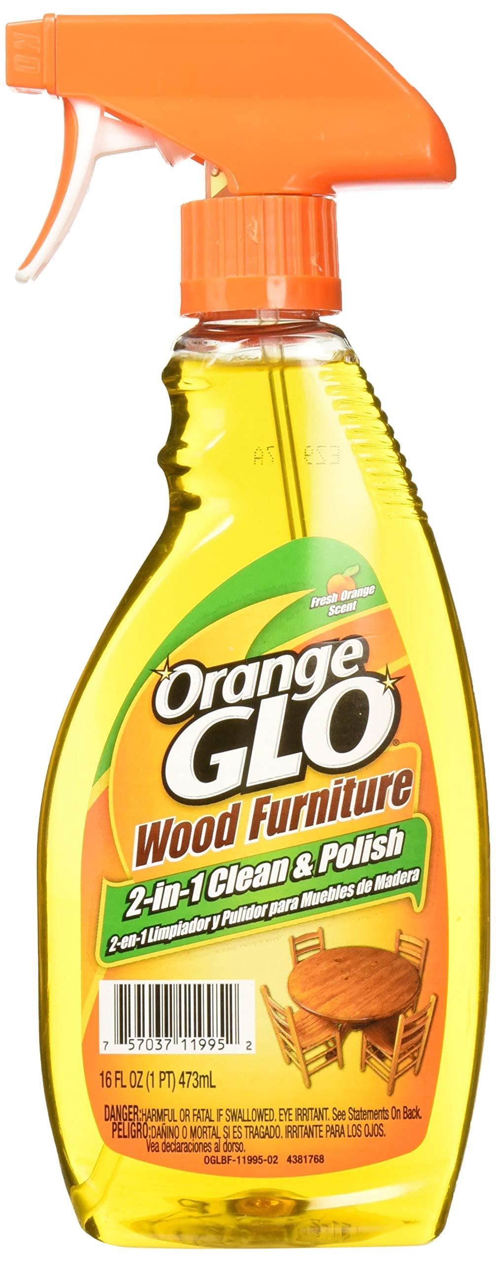 Orange Scented 16 fl oz Wood Cleaner and Polish Spray