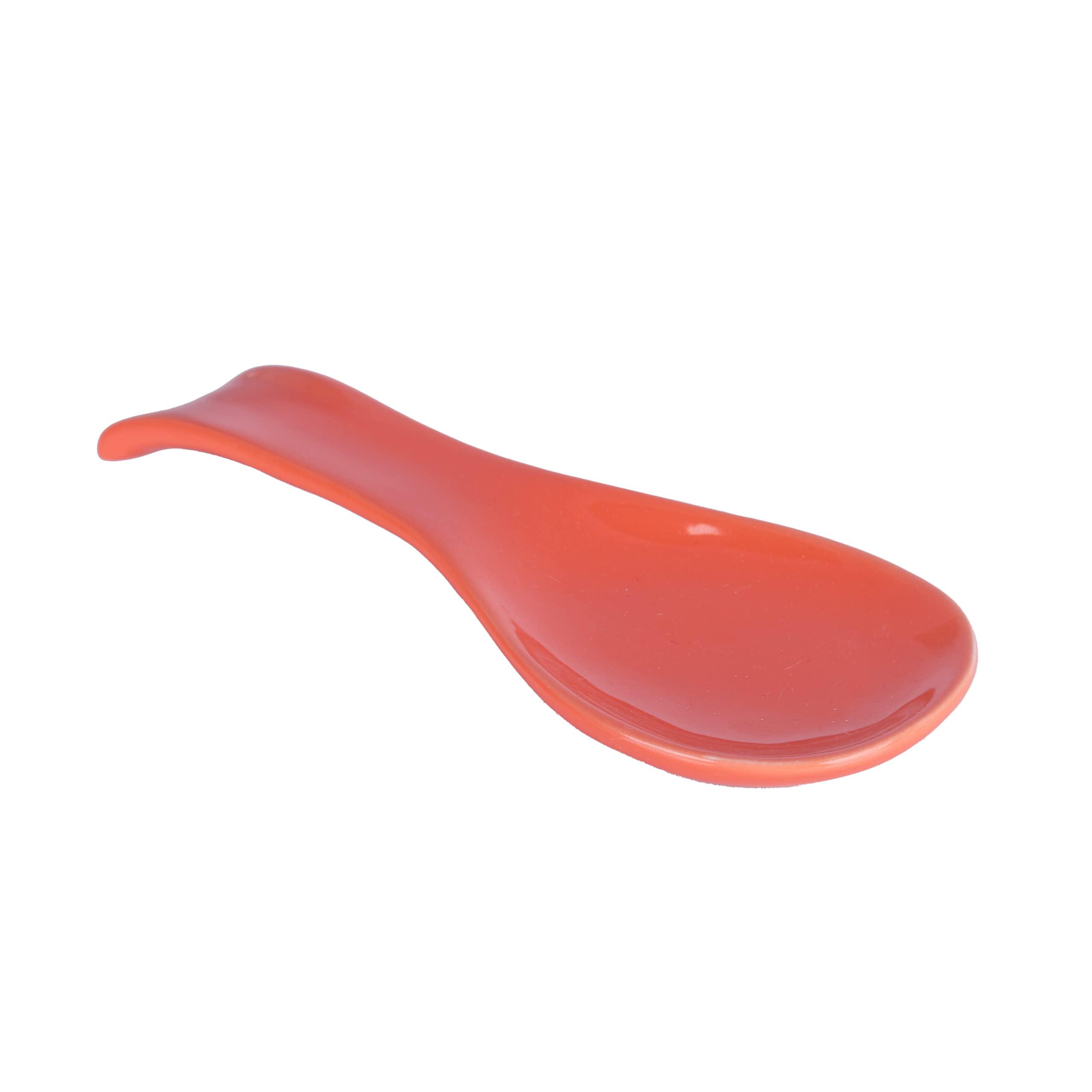 Servette Home Orange New Ceramic Spoon Rests