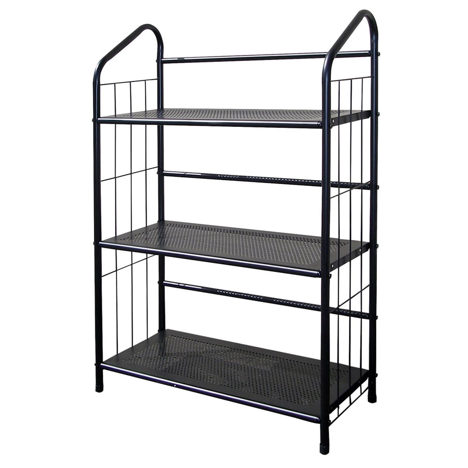 Metal Book Shelf Black - Ore International