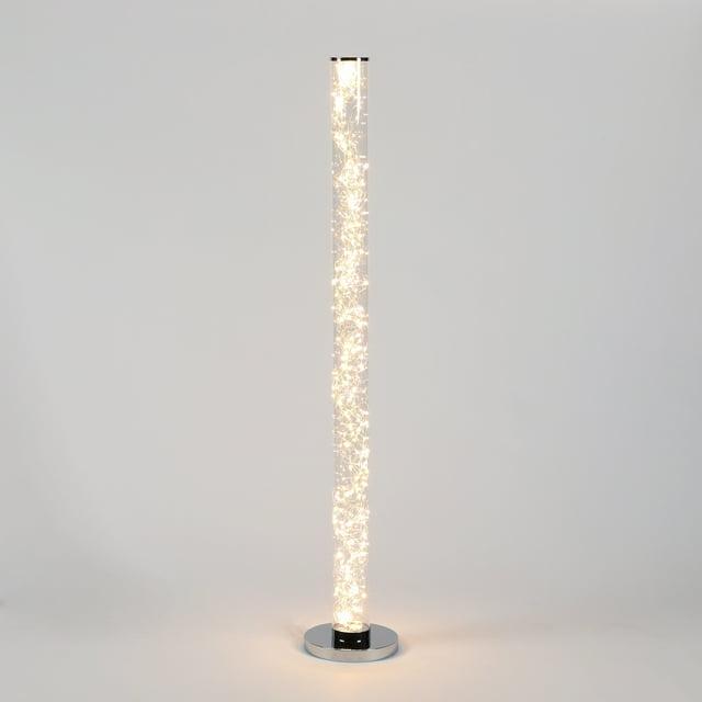 Minari 51" White LED Rope Column Floor Lamp