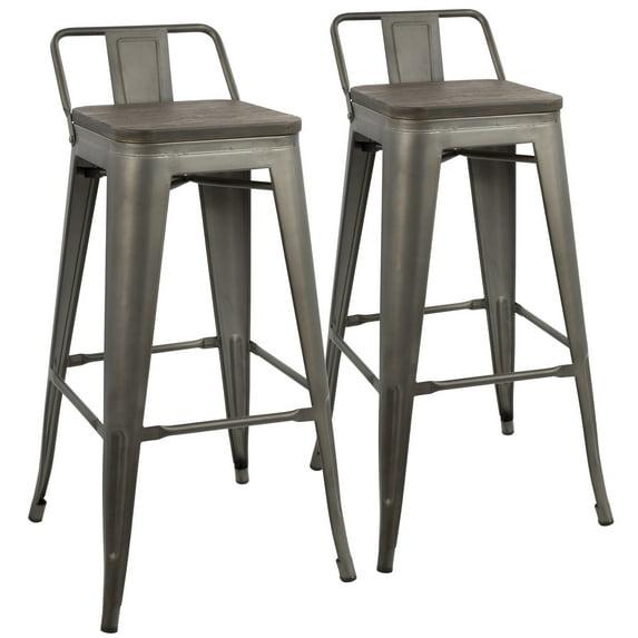 Counter Stool with Metal Frame