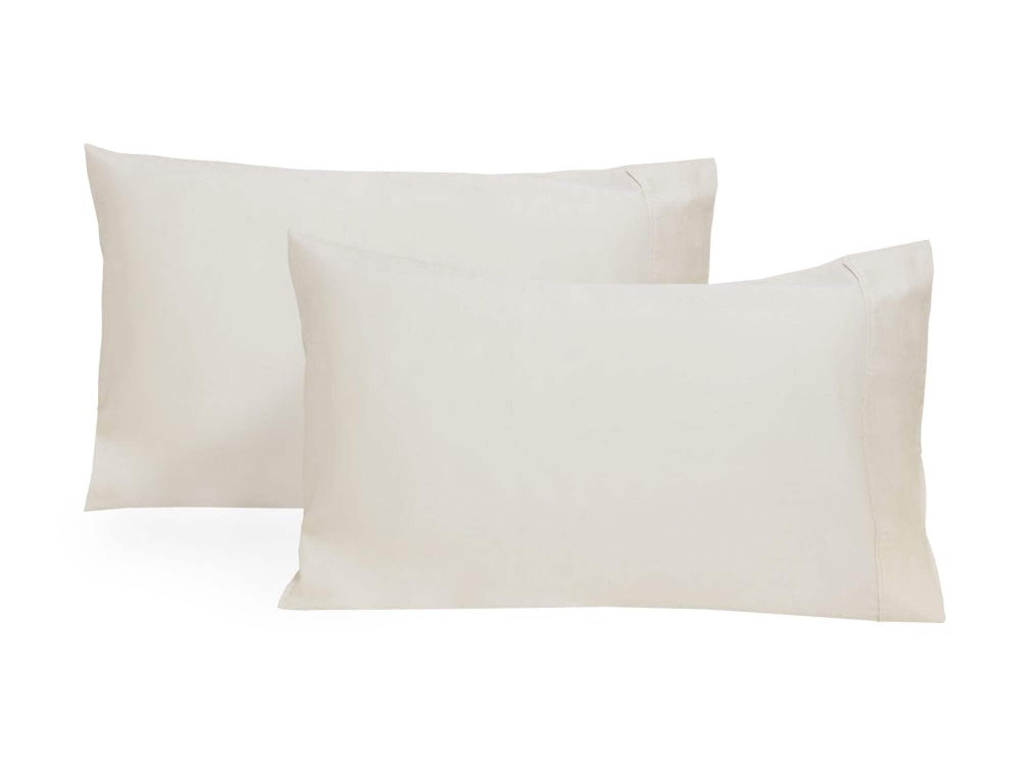 Organic Natural Cotton Standard Pillowcases Set of 2