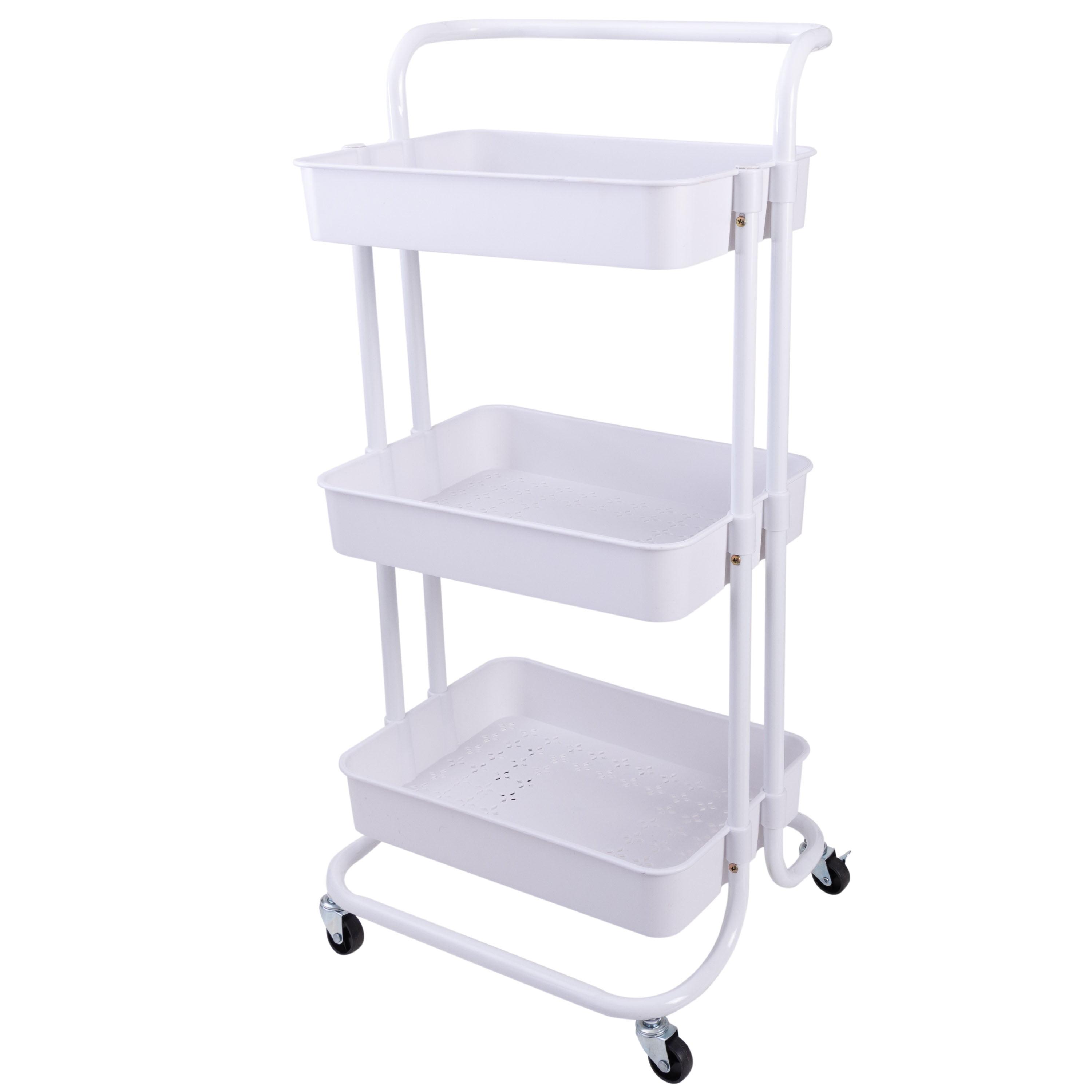 Organize It All Organize It All 3 Tier Rolling Basket Cart
