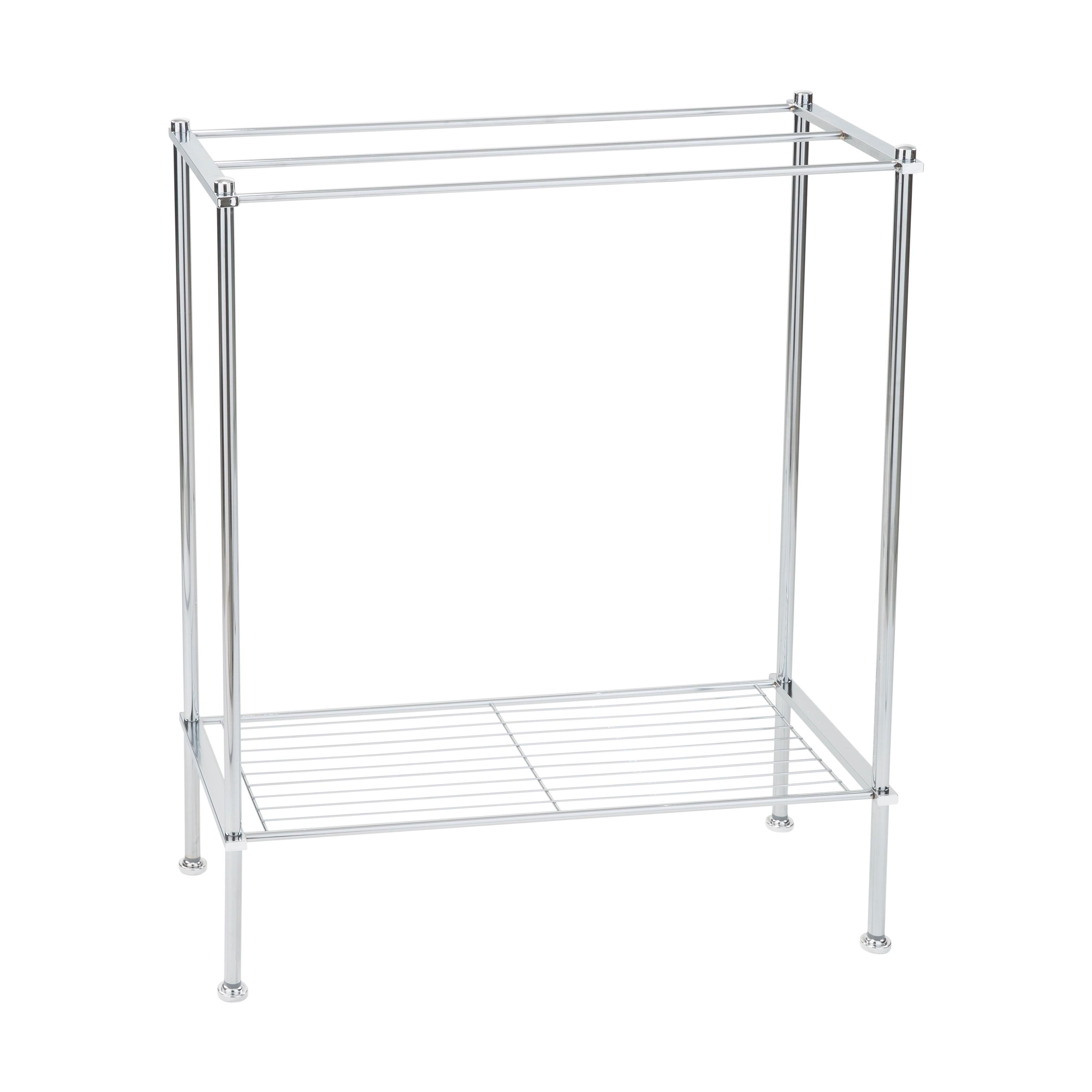 Metro Collection Towel Rack Chrome - Organize It All