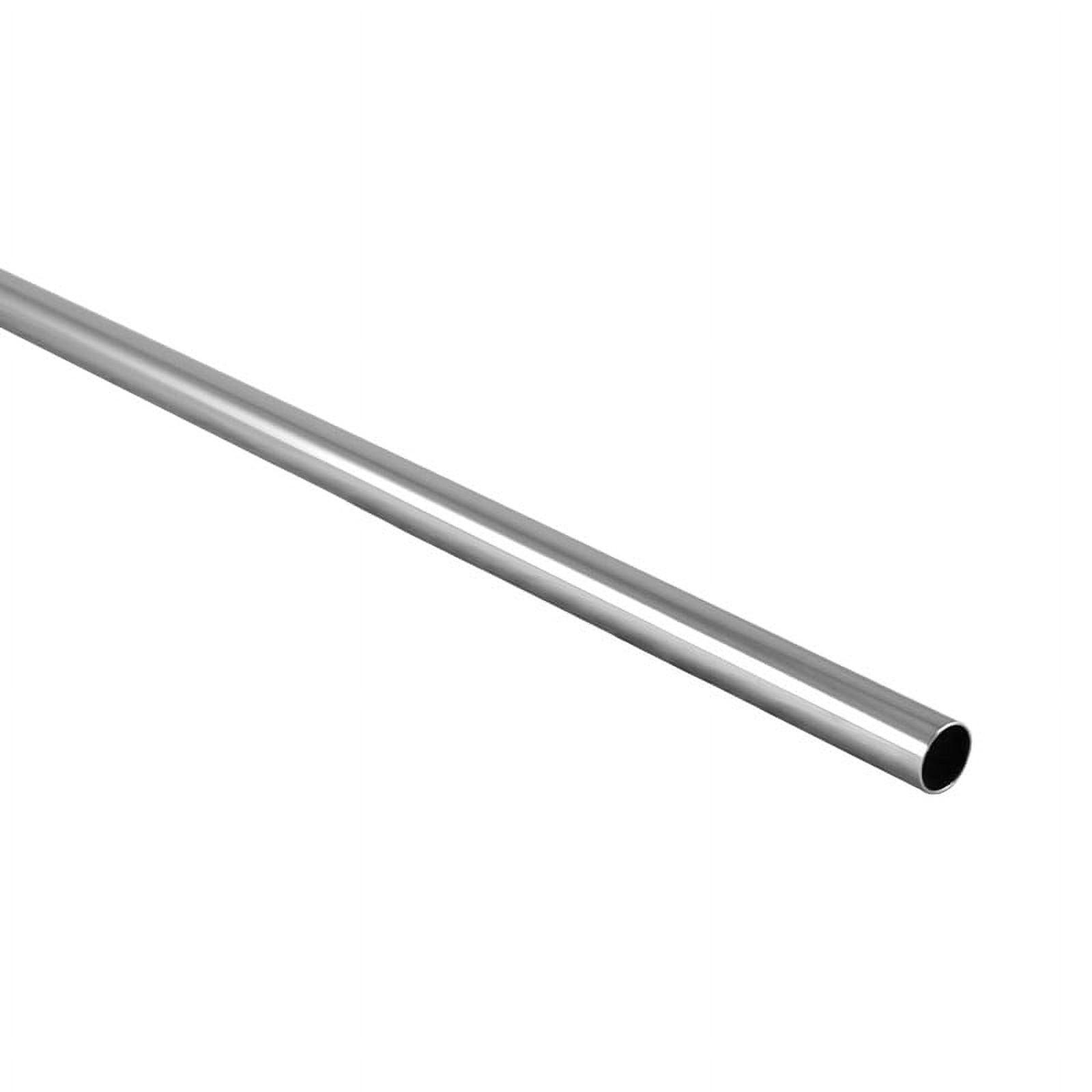 48-Inch Chrome Closet Rod with Mounting Hardware