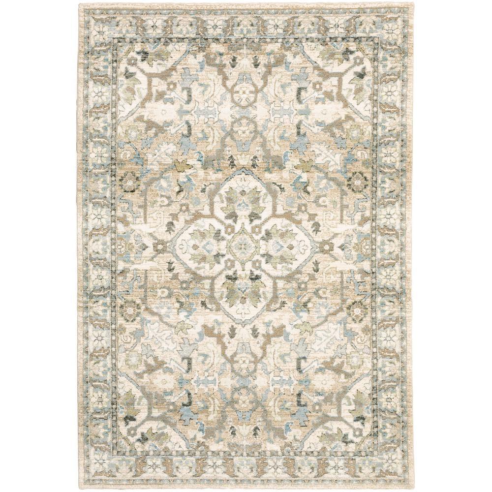 Oriental Weavers ANDORRA Beige 6' 7 X  9' 6 Area Rug