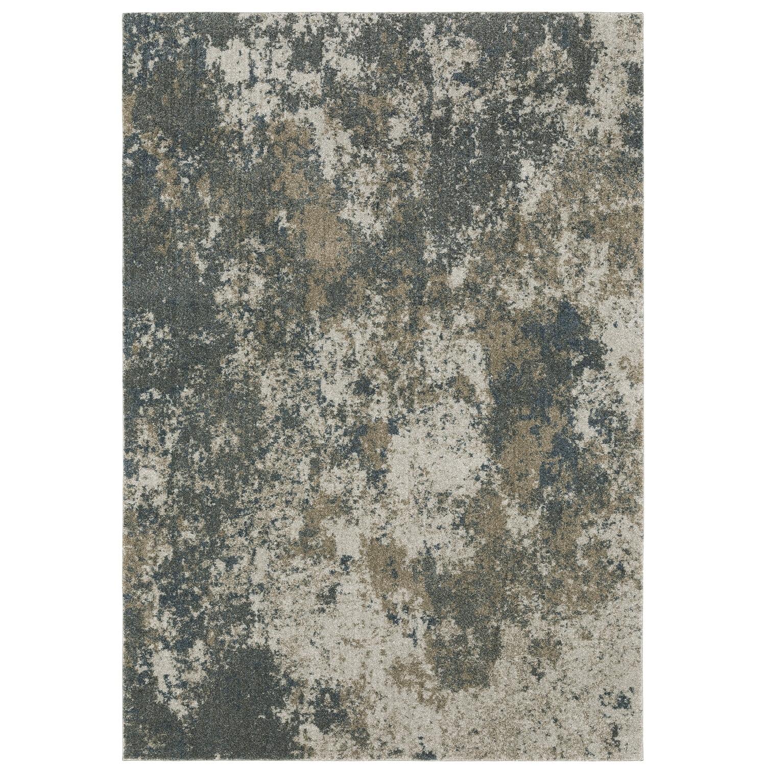 Oriental Weavers Alton 531L9 Teal/ Grey Indoor Area Rug - 5'3" x 7'6"