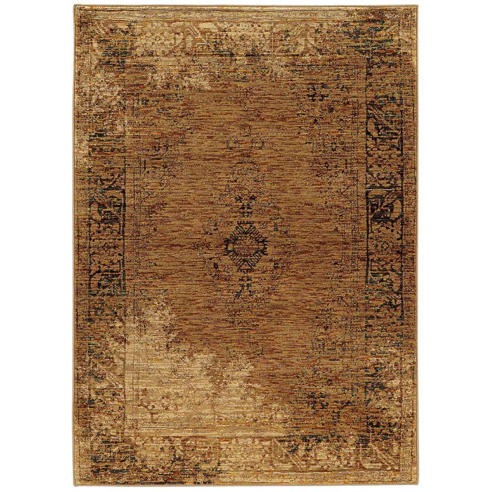 Oriental Weavers ANDORRA Gold 5' 3 X  7' 3 Area Rug