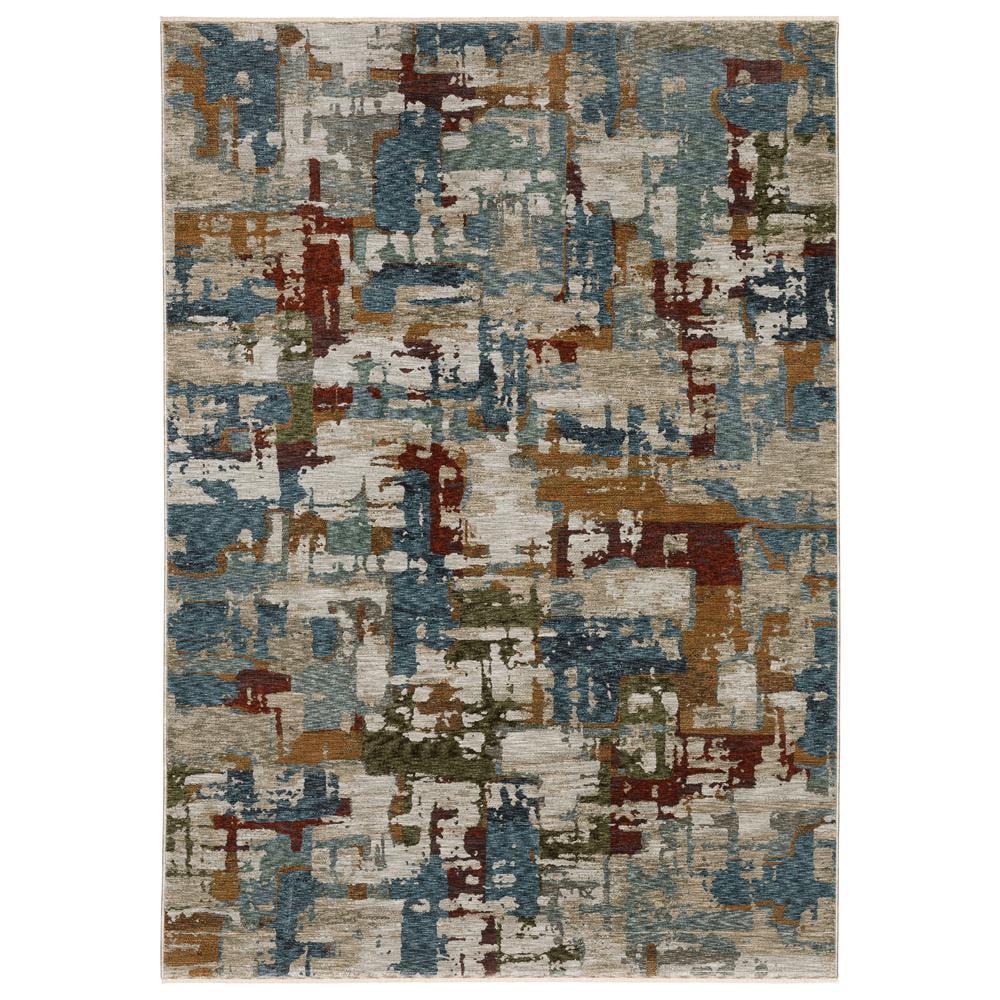 Oriental Weavers Hayden HAY02 Beige/ Multi Indoor Area Rug - 3'3" x 5'