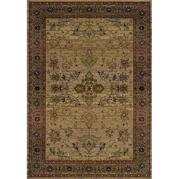 Oriental Weavers Kharma Indoor Rug Rectangle Area Rug Beige 2' 3" X 4' 5"