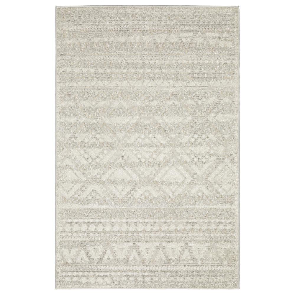 Oriental Weavers Tangier TAN01 Beige/ Ivory Indoor Area Rug - 3'3" x 5'