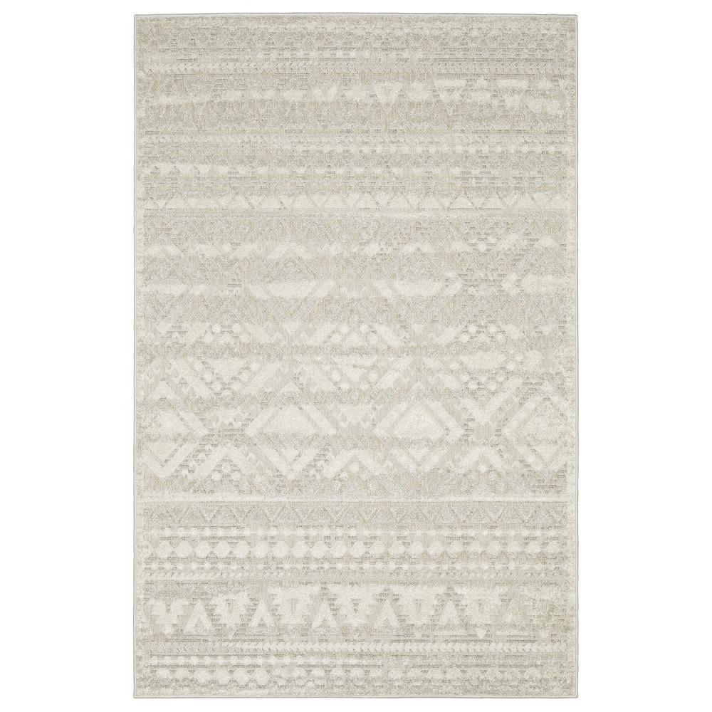 Oriental Weavers Tangier TAN01 Beige/ Ivory Indoor Area Rug - 3'3" x 5'
