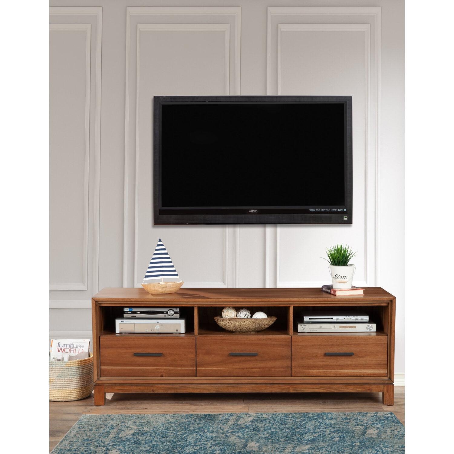 Origins by Alpine Nova TV Console in Honey Maple (Brown)