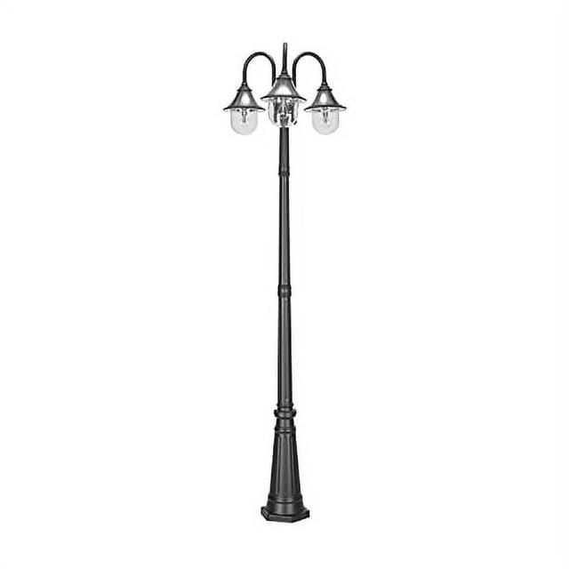 Orion Triple Head Lamp Post - Black