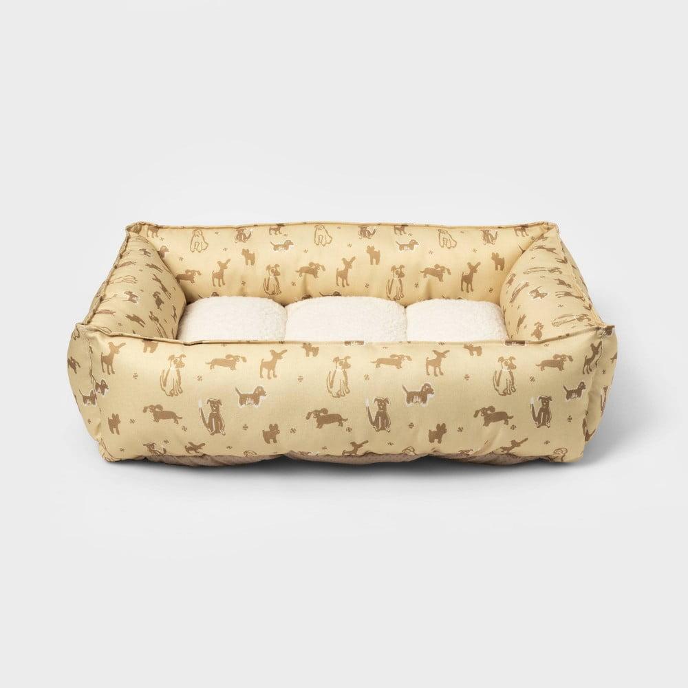 Orthopedic Cuddler Dog Bed - S - Yellow - Boots & Barkley™