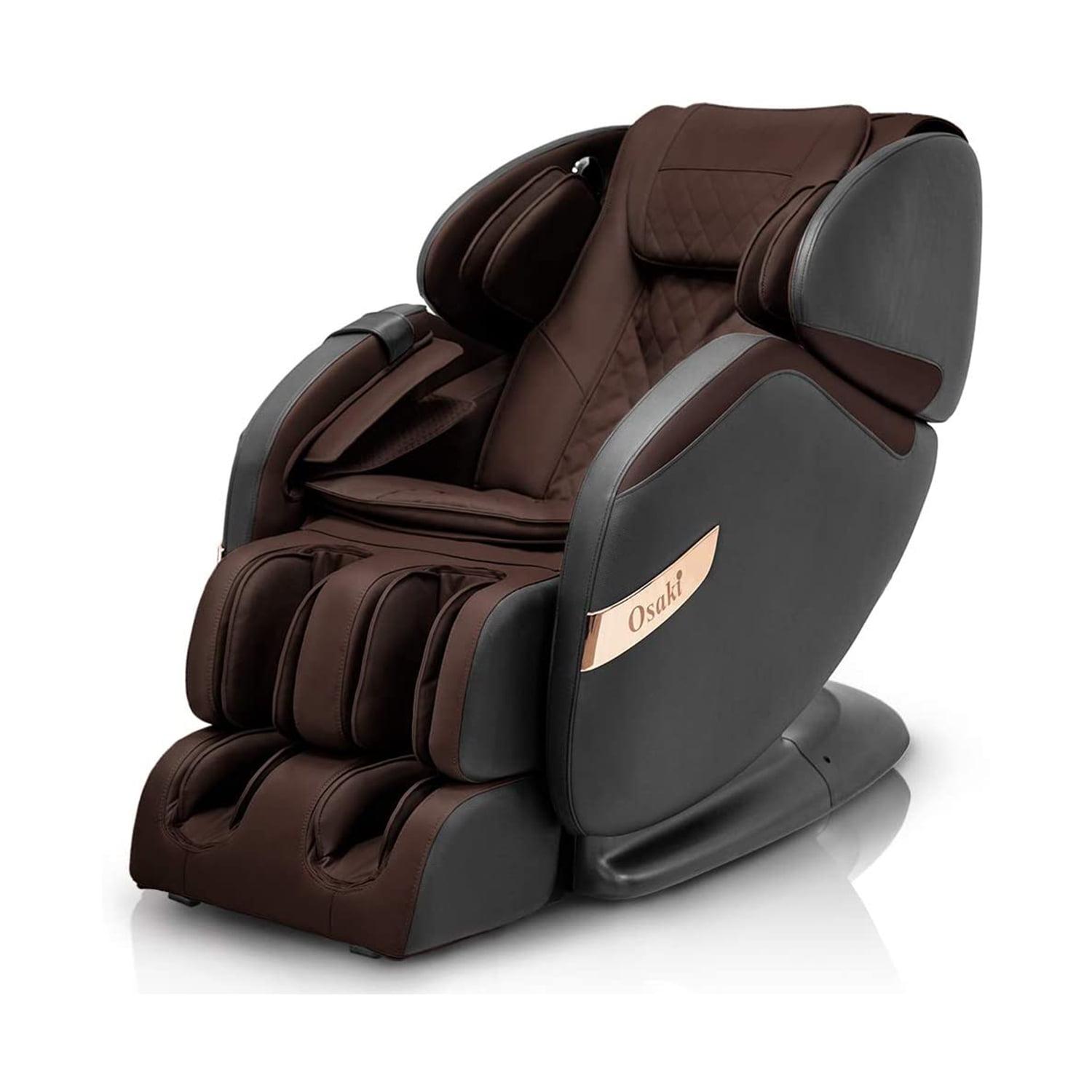 Osaki Black and Brown Zero Gravity Full Body Massage Chair