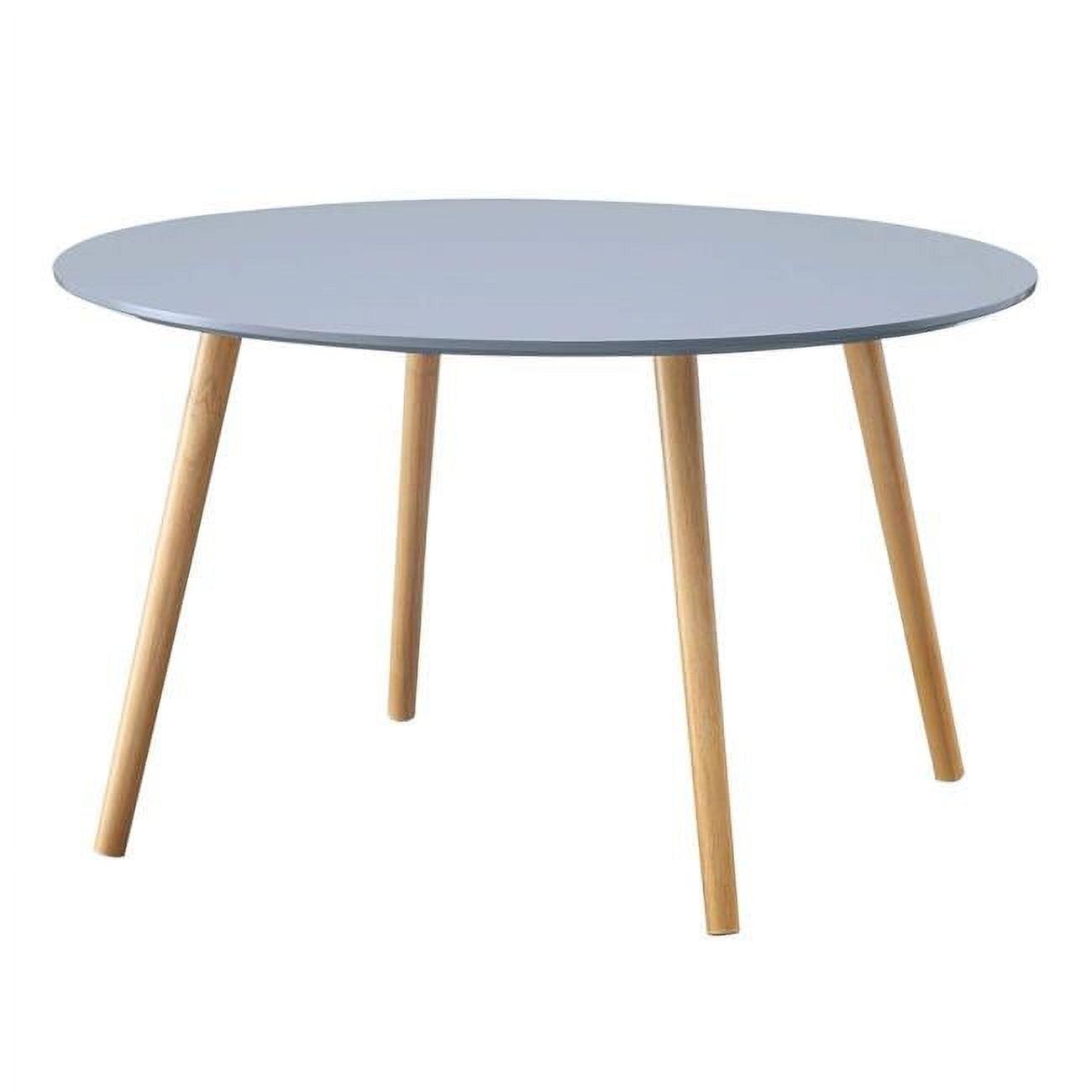 Oslo 32" Minimalist Mid-Century Round Wood Coffee Table