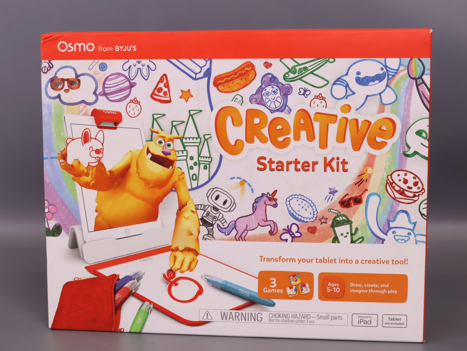 Osmo - iPad Creative Starter Kit Valentine Toy/Gift 3 Educational Learning Games