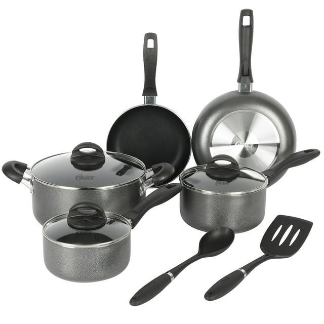 Oster Oster Clairborne 10 Piece Aluminum Cookware Set With Tools