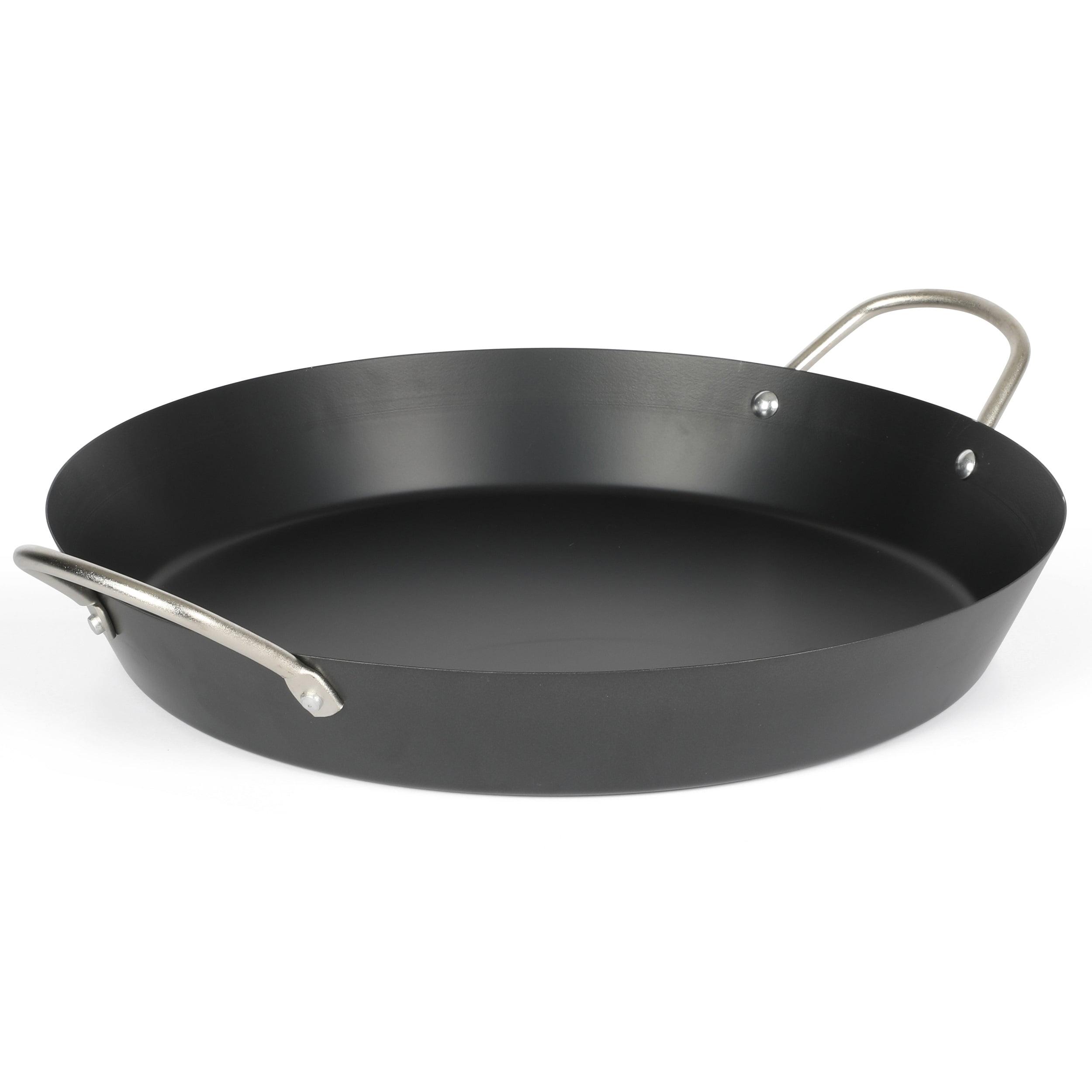 Oster 16-inch Dark Gray Carbon Steel Paella Pan