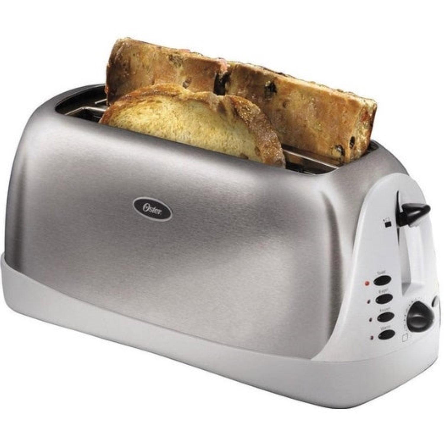 Oster TSSTTR6330-NP Tostadora de 2 Rebanadas Extralarga, Acero Inoxidable