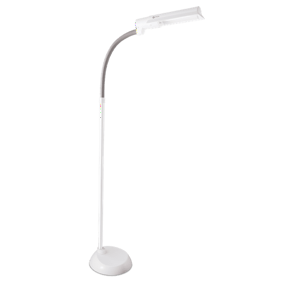 OttLite 13 Watt WingShade Floor Lamp - Living Room, Office, Bedroom Home Décor & Reviews | Wayfair