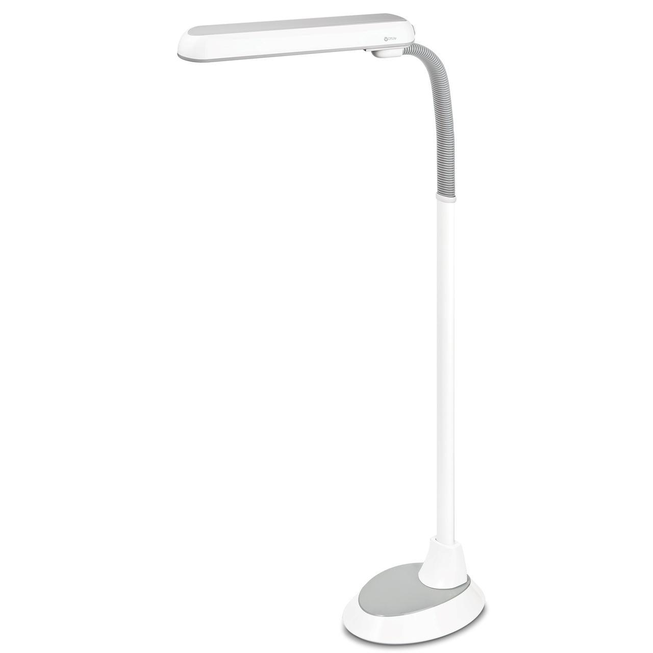 White Adjustable Full Spectrum Desk Lamp with Plastic Shade