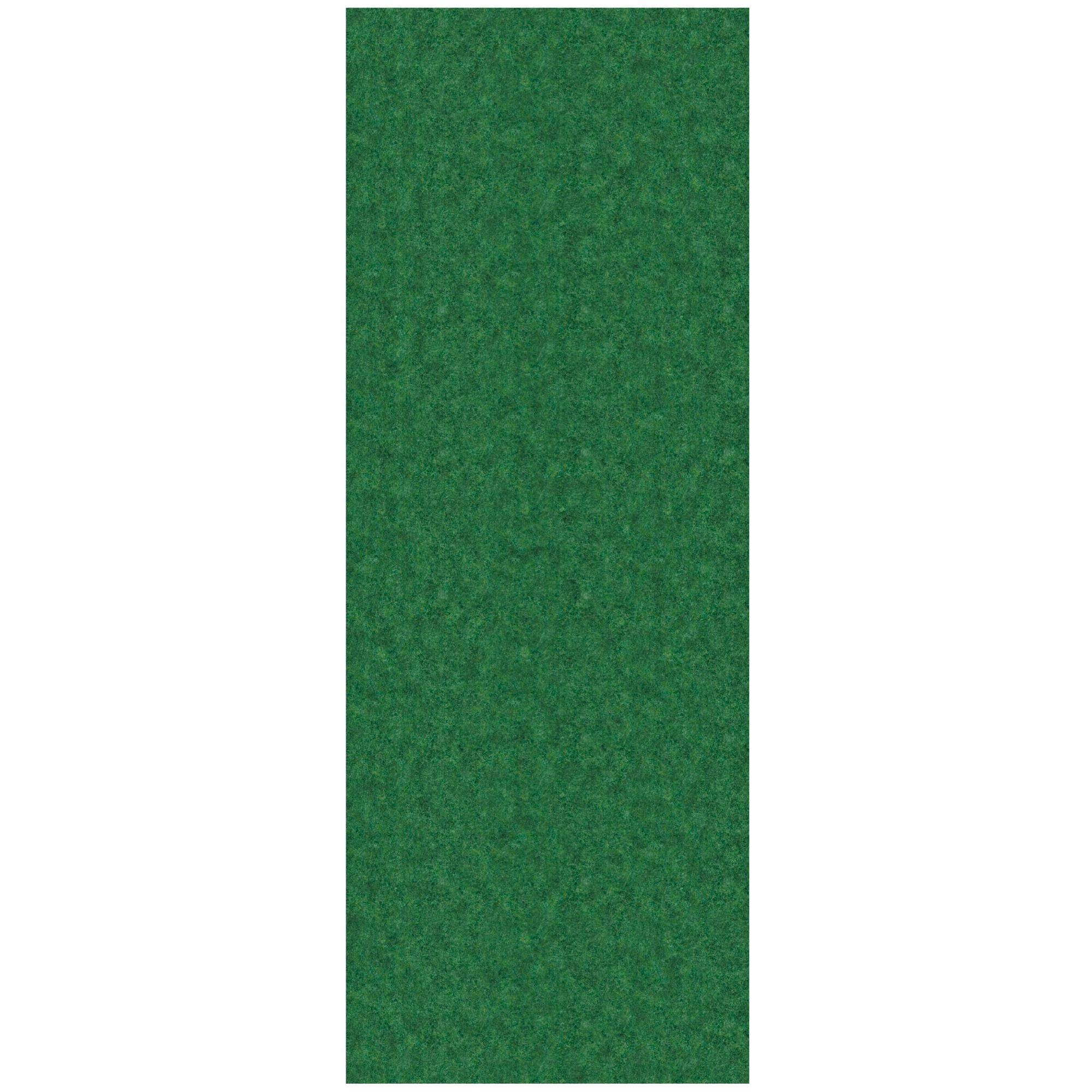 Ottomanson Hallway Runner Waterproof Non-Slip Rubberback 3x6 Indoor/Outdoor Utility Rug, 2'7" x 6', Green
