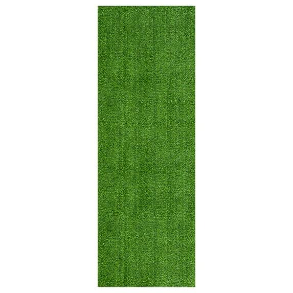 Grass Waterproof Indoor/Outdoor Artificial Grass Turf Rugs and Rolls Customized Size For Balcony, Patios