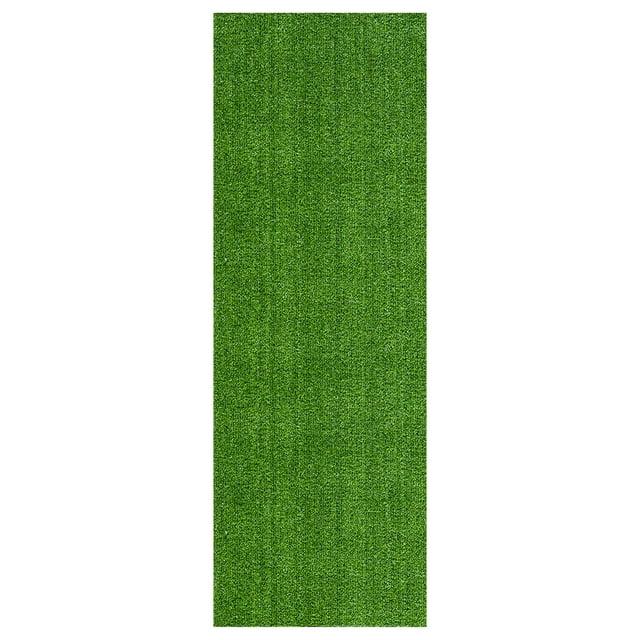 Grass Waterproof Indoor/Outdoor Artificial Grass Turf Rugs and Rolls Customized Size For Balcony, Patios