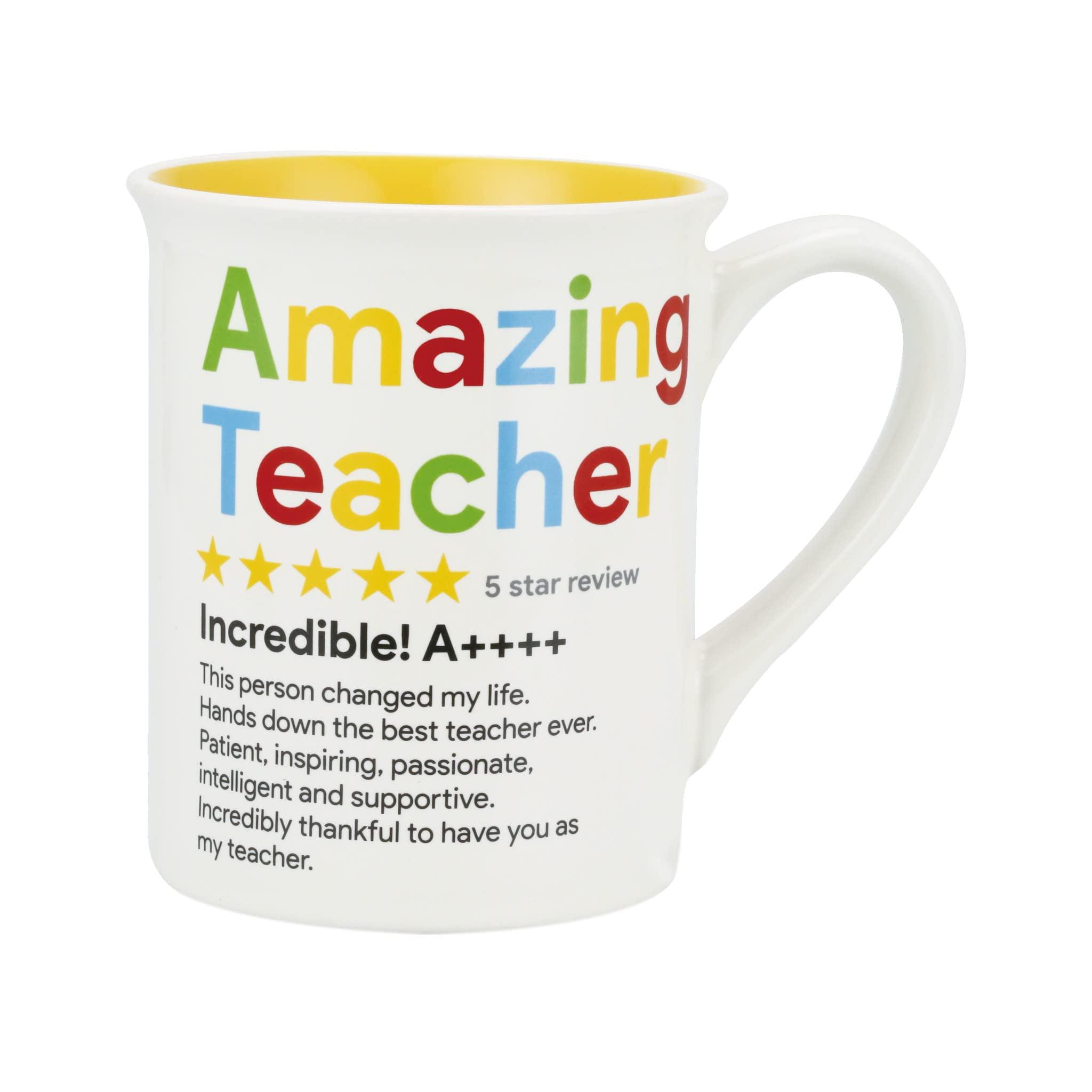 Amazing Teacher Multicolor Ceramic 16 oz Mug