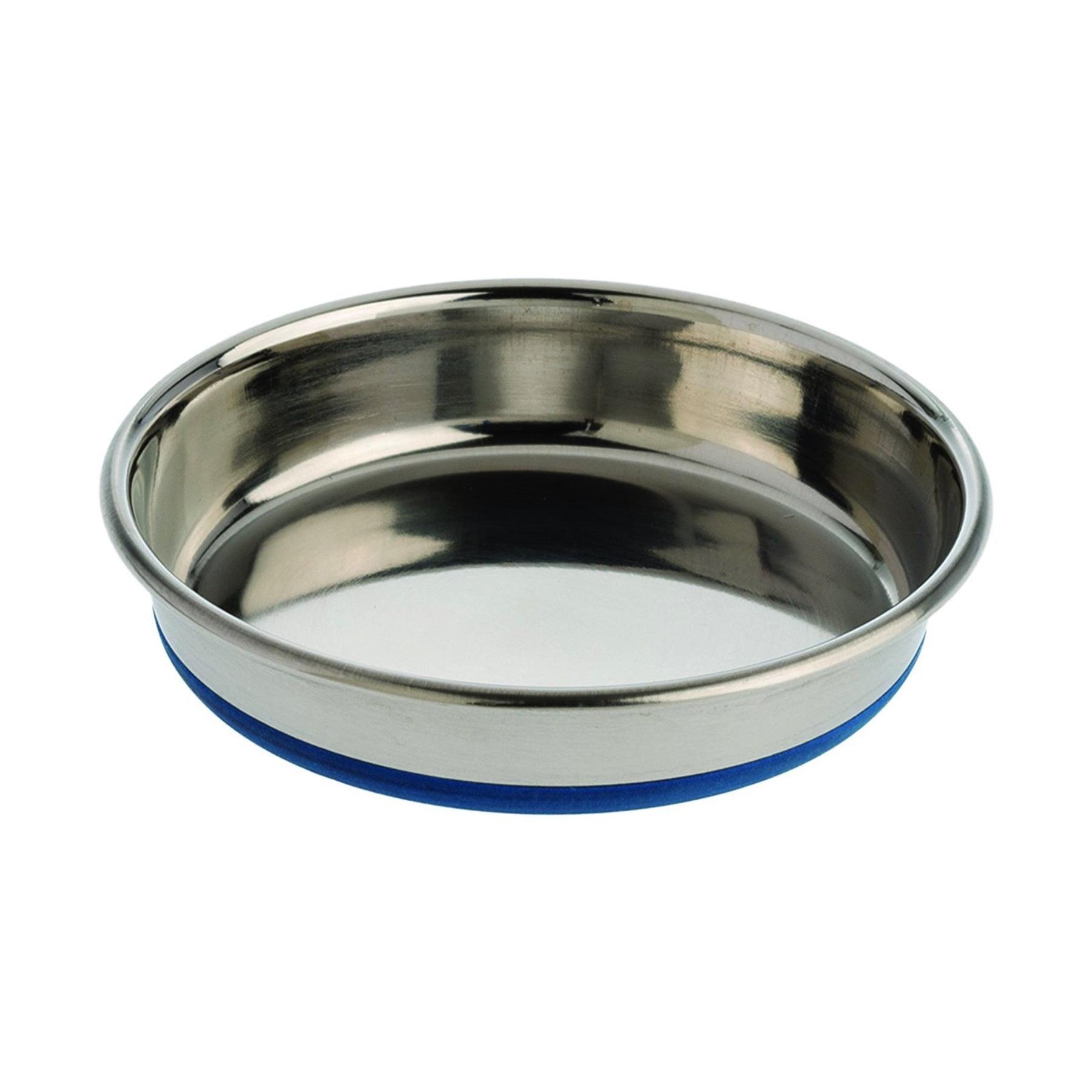 OurPets Durapet NO SKID Stainless Steel Food and Water CAT Bowl 8 ounce