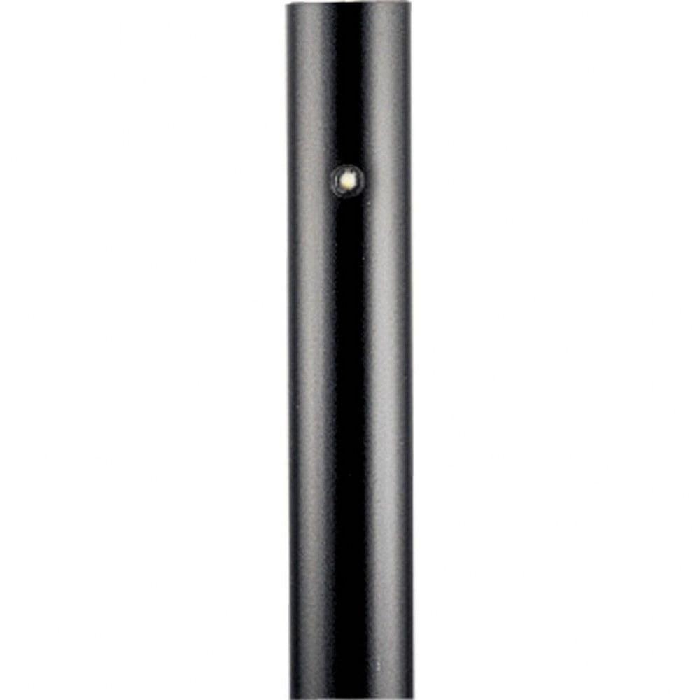 Black Aluminum 84-Inch Outdoor Light Post with Photocell