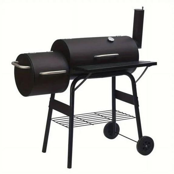 Outdoor Chef's Delight: Heavy-Duty Charcoal Grill with Offset Smoker | Portable BBQ Smoking Station for Backyard Parties and Outdoor Adventures