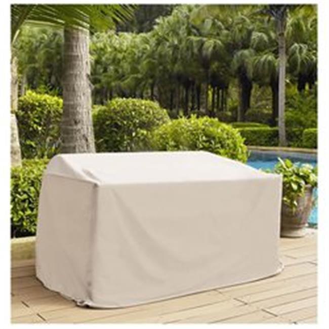 Outdoor Loveseat Furniture Cover - Tan - Crosley: Waterproof Polyester Sofa Protector with Drawstring Closure