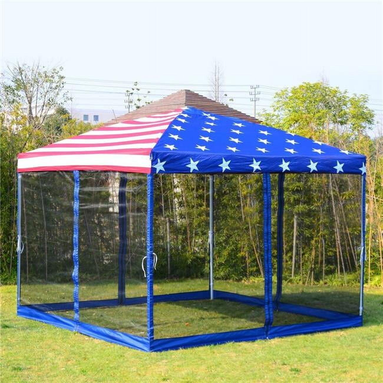EAGLE PEAK Pop Up Canopies 10 Ft. W x 10 FT. D Metal Party Tent Canopy